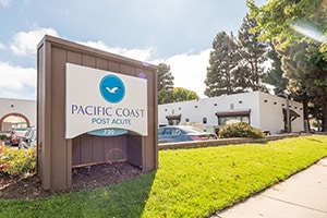 Pacific Coast monument sign in front of the facility
