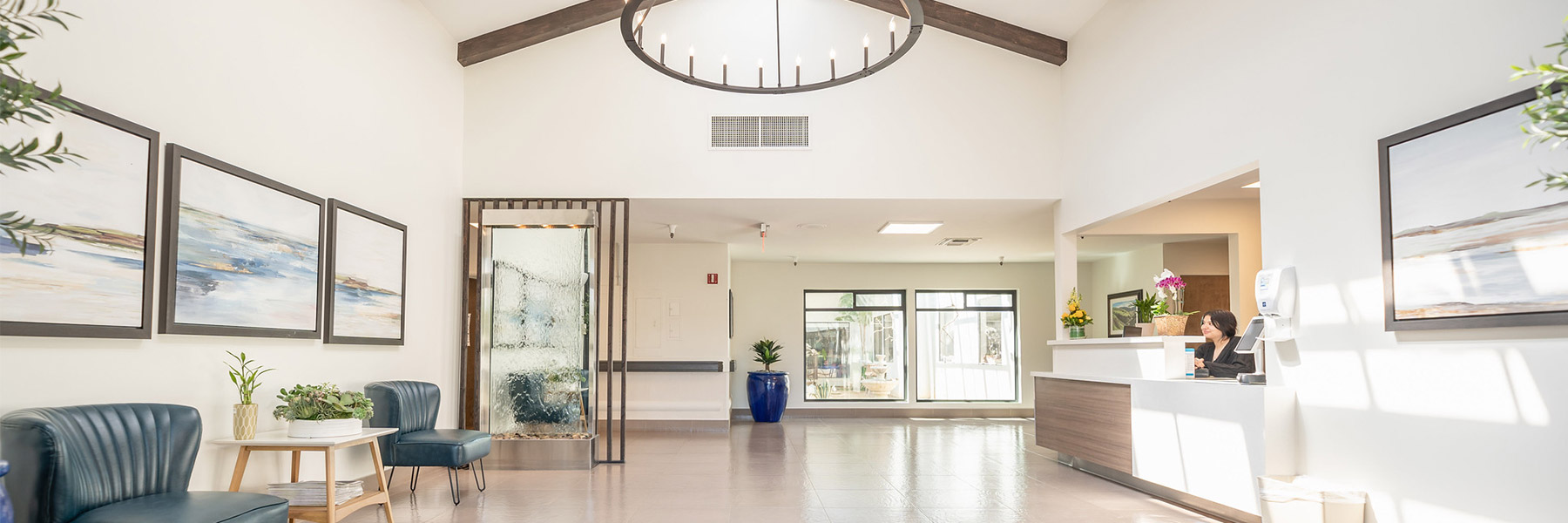 Lobby of Pacific Coast Post Acute