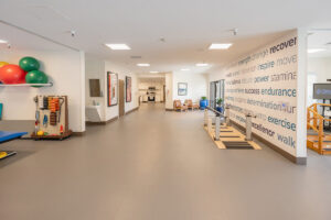 Rehab gym at Pacific Coast Post Acute